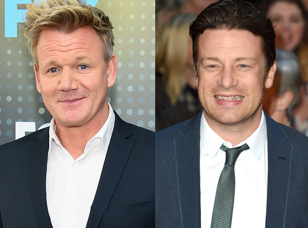 Jamie Oliver Puts An End To Longtime Feud With Gordon Ramsay E Online Ca